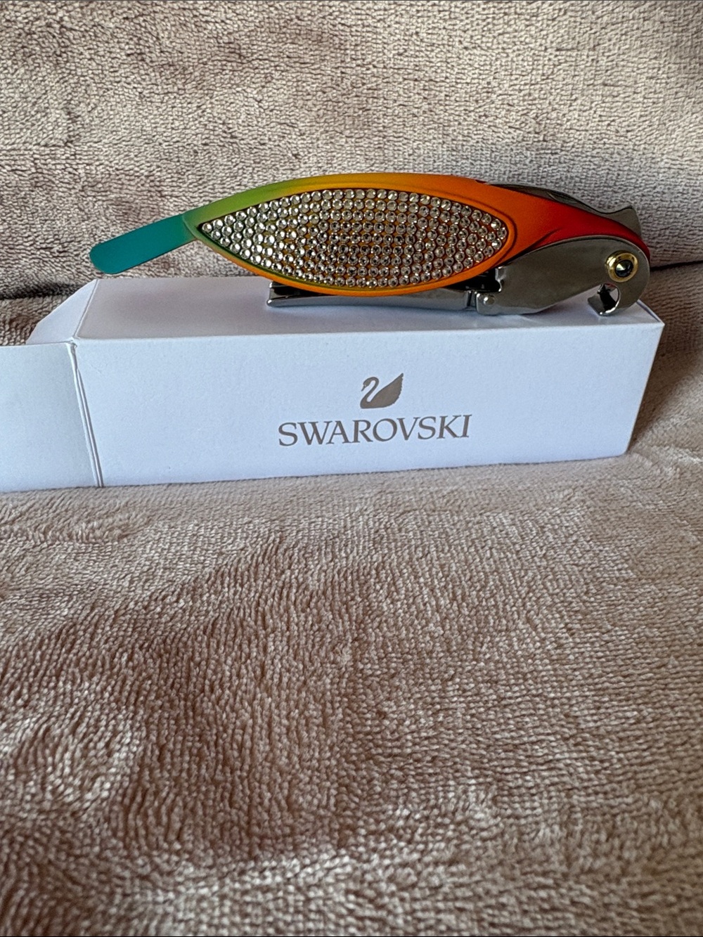 Swarovski Multicolor Crystal-Embellished Corkscrew